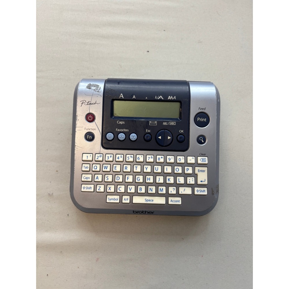 Brother P-Touch PT-1280 Electronic Labeling System Silver Untested For Parts